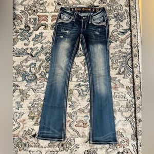 Rock revival ellor slim boot cut jeans 26
